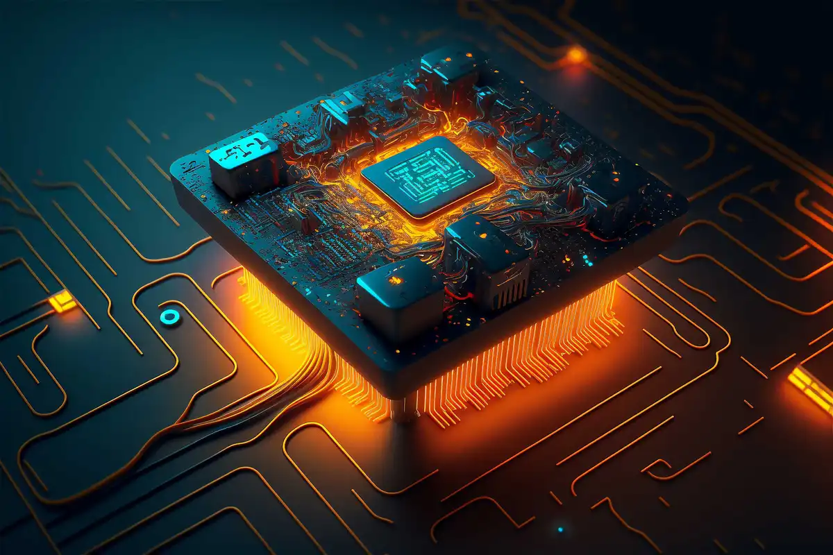 Orange chip picture